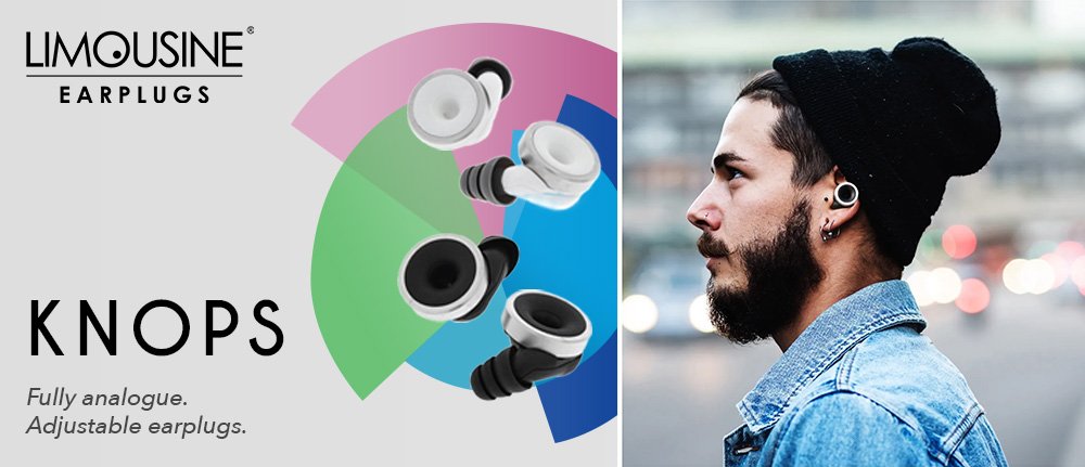 A Volume Dial for your Ears: Knops Earplugs