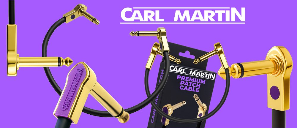 Carl Martin Gold-Plated Flat Patch Cables